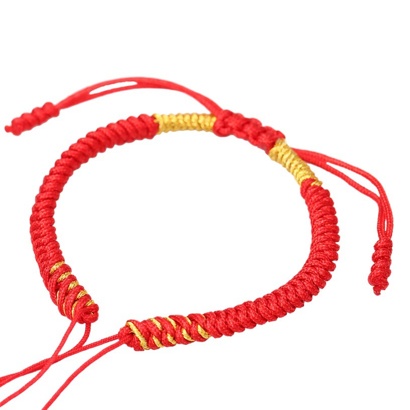 Браслет с алмазным узлом из золотой нити можно носить с перевалкой из жемчуга из твердого золота без самодельного производства полуфабрикаты новогодняя ручная веревка для женщин оптом