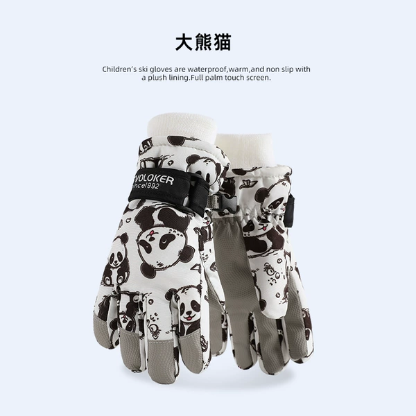 TY-Giant Panda [Waterproof + Touch Screen + Velvet and Thickening]