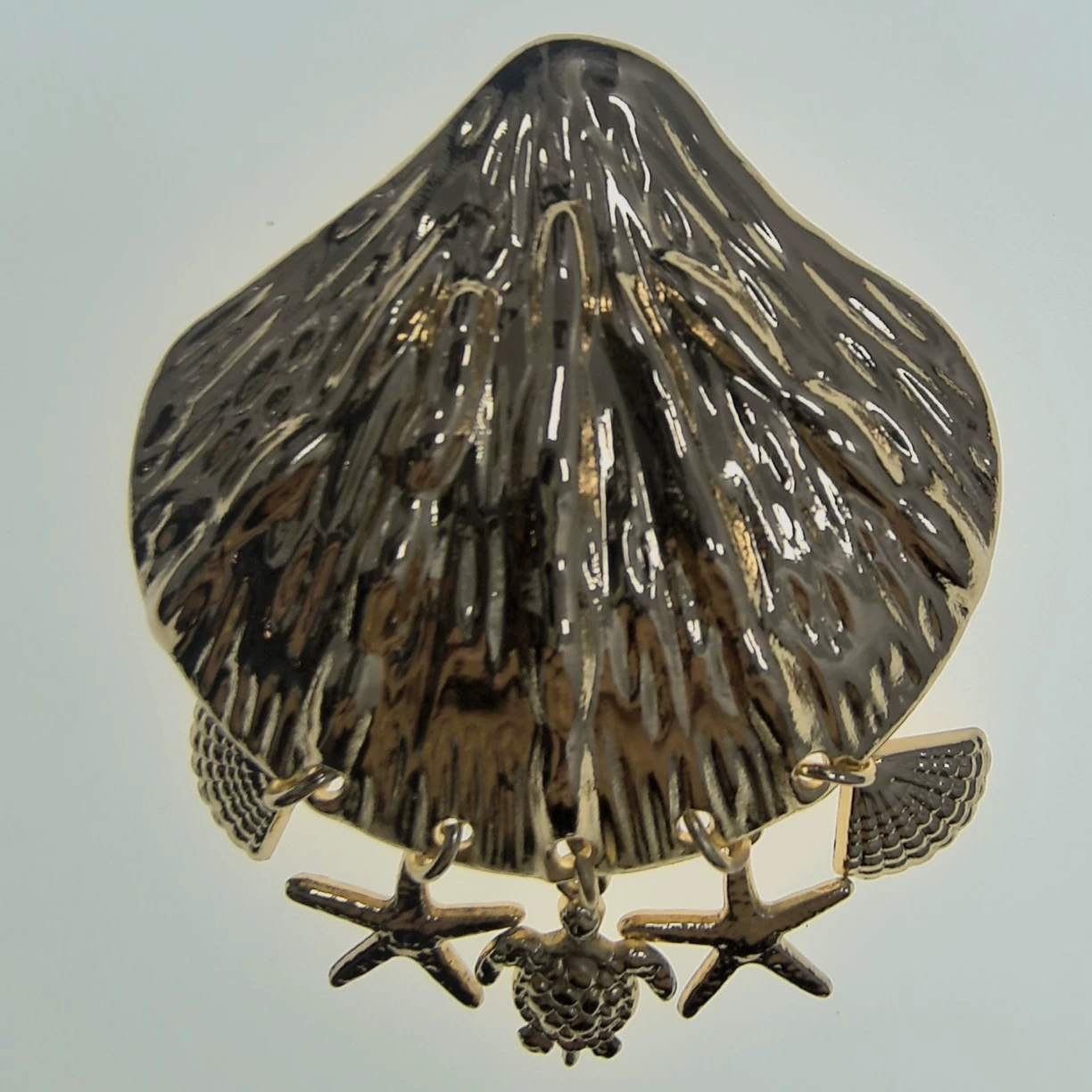 Новое креативное бикини на груди из сплава, трехмерная морская ювелирная пряжка, купальник, милая морская серия, декоративная пряжка