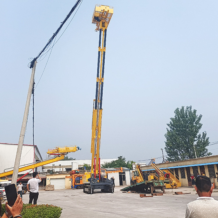 高举20米锚固钻机 横打斜打多角度钻孔 边坡支护高举臂凿岩潜孔钻