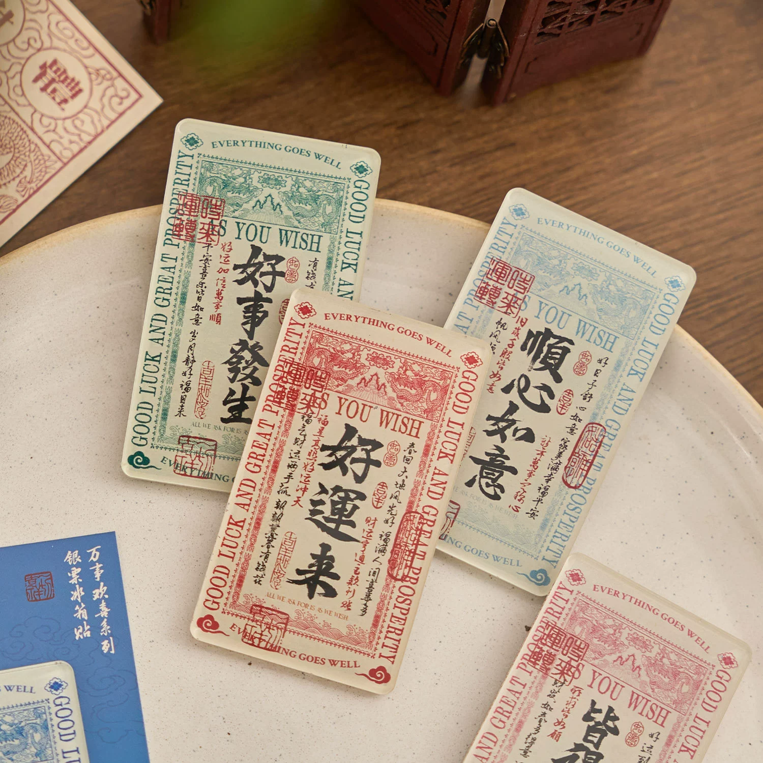 Ранний Мо Акриловые наклейки на холодильник