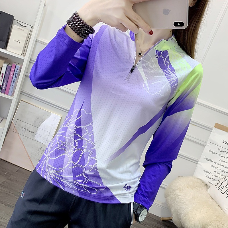 Quick dry overall, long-sleeve, ultra light breathable camouflage T-shirt, travel autumn sports suit for gym, for running 3