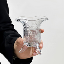 仿古帝王杯白酒杯分酒器家用套装小酒樽一口杯古代爵杯个性小酒杯