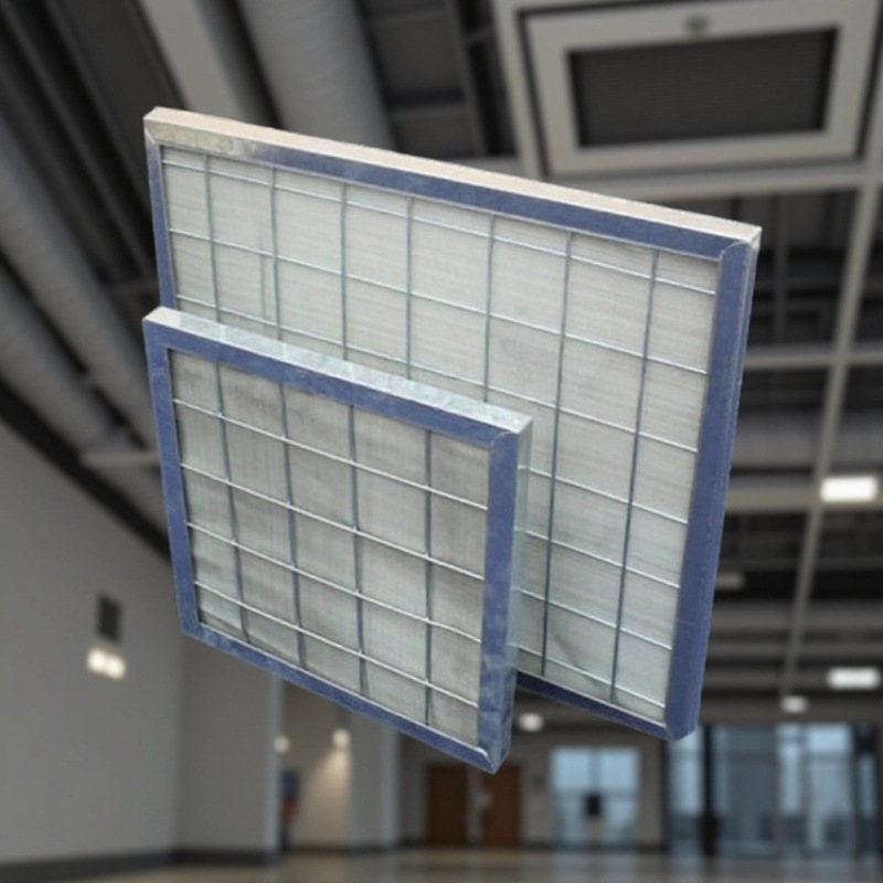 戈奈厂家G4初效耐高温滤网G3高温炉玻纤棉板式空气过滤器