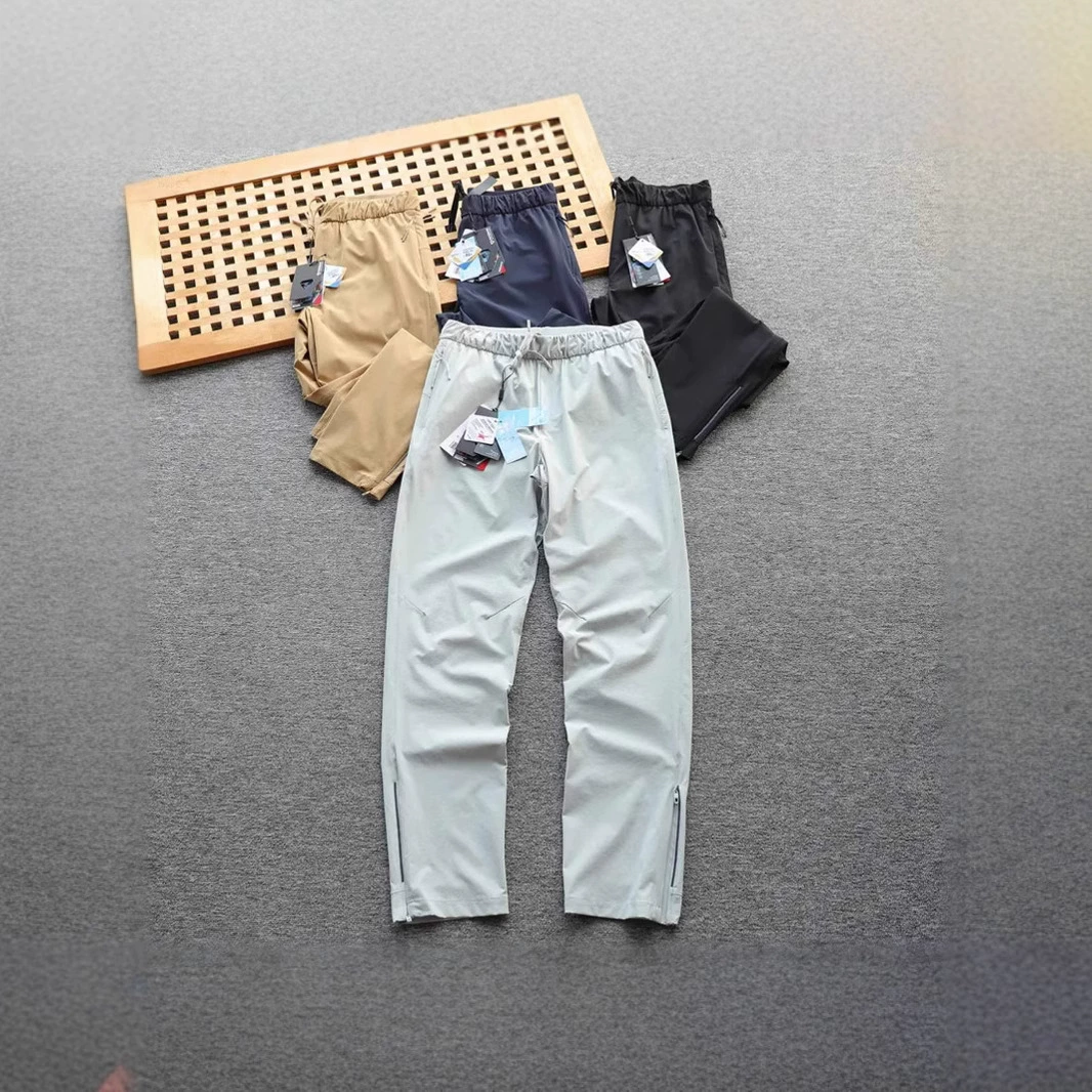 Замена ЛУ! Серия RUN SJ! 3D стерео резка! Мужские функциональные четырехсторонние высокоэластичные спортивные повседневные брюки для улицы