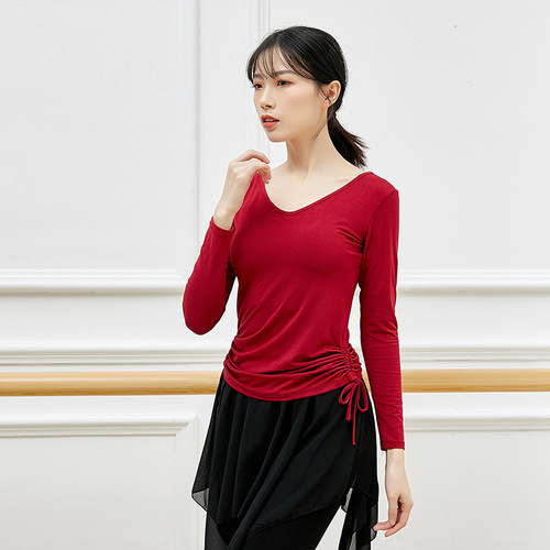 Dance practice clothes tops women's body dance clothes new modern ballet Latin classical Chinese dance training