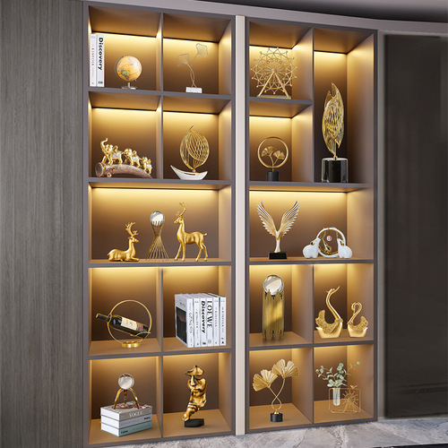 Light Luxury Wine Cabinet Decorations, Modern Home Accessories for Living Room, Dining Sideboard, Entrance Area, and Office Artistic Displays