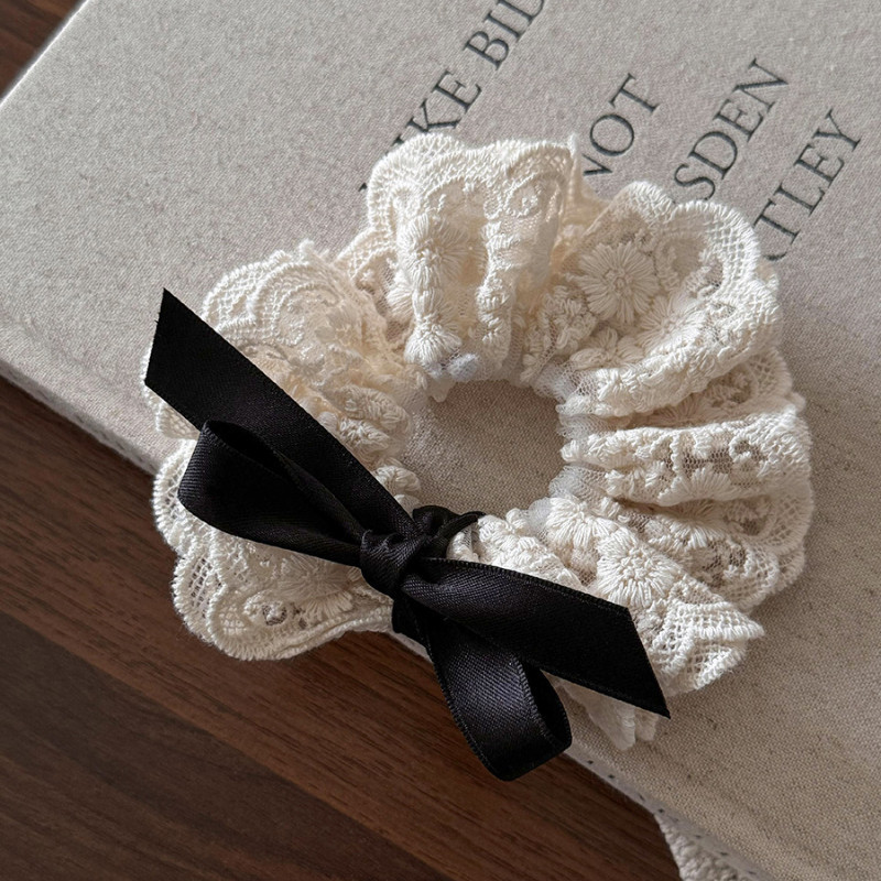 Coreano relajado viento intestino anillo de cabello feminino ligero de lujo nuevo cabello de alta calidad de alta elasticidad correa de goma duradera