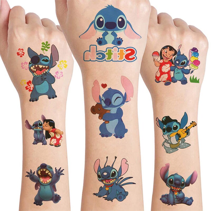 New cross-border Stitch tattoo stickers for children, cute cartoon temporary water transfer tattoo stickers for arms, wholesale New cross-border Stitch tattoo stickers for children, cute cartoon temporary water transfer tattoo stickers for arms, wholesale