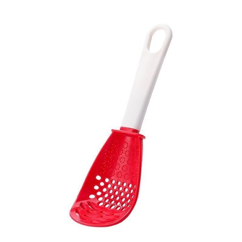 Home kitchen multifunctional cooking spoon silicone kitchen utensils garlic pounder garlic grinding spoon egg white separation artifact