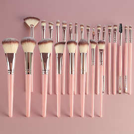 30支化妆刷套装便携化妆刷子初学者粉底刷眼影刷唇刷美妆工具全套