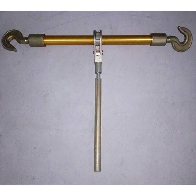 铝双钩丝杆棘轮旋转收紧1T2T3T5T 1吨2吨3吨5吨铝合金双钩紧线器