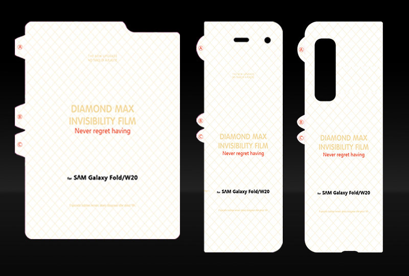 ZFlip5/4/W24 para Samsung pantalla plegable Galaxyz Fold5W23 Bull Devil King Kong película invisible