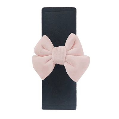 New Car Seatbelt Shoulder Seat belt shoulder pad - black-bow-safety-belt-shoulder-pads