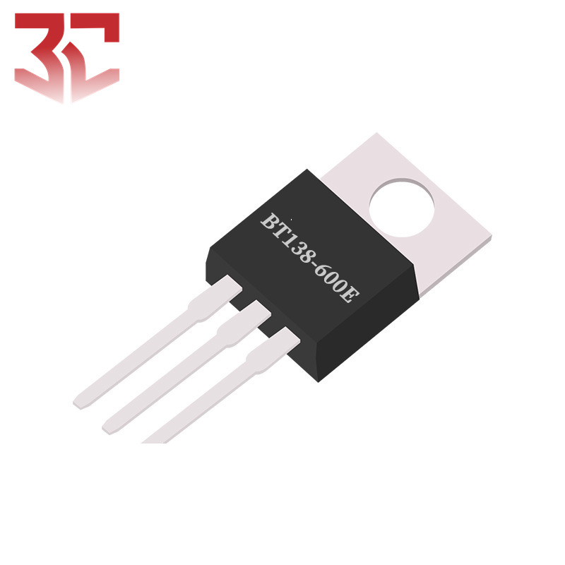 恒佳盛BT138-600E芯片 封装TO-220直插三端双600V向可控硅晶闸管