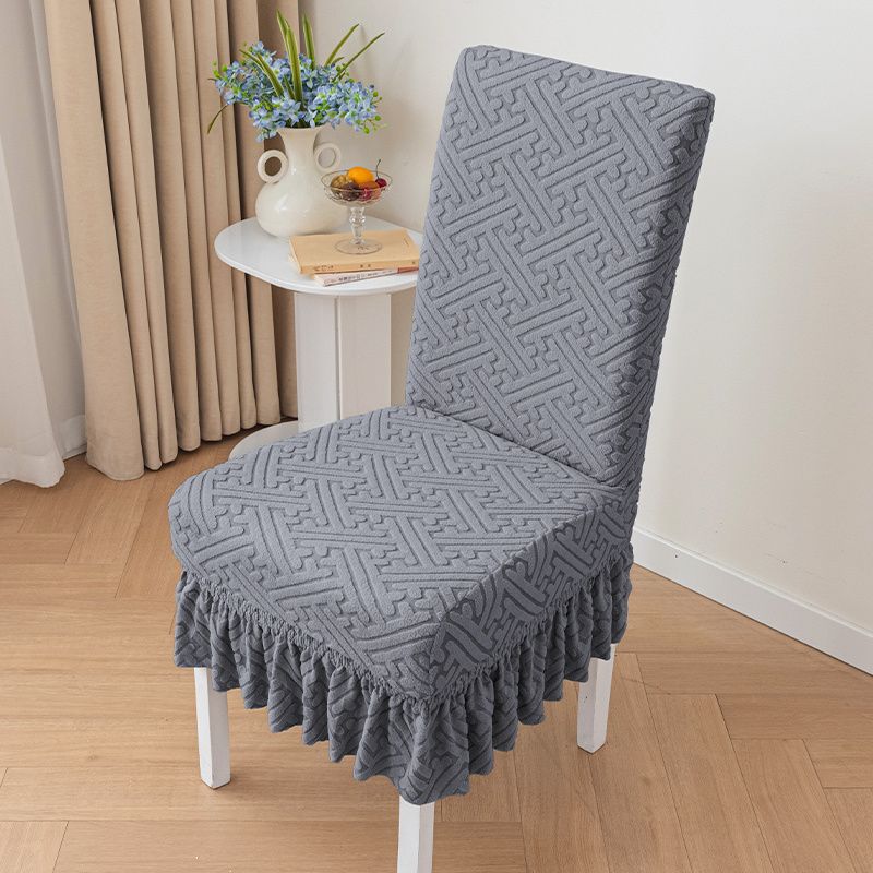 Style skirt chair cover-metal gray