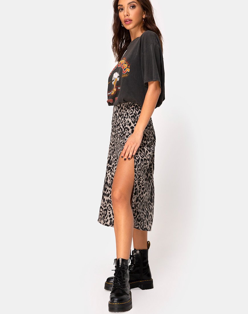 147g Weight Midi Dress Dress Length Type Skirt Dresses Type Polyester Fabric Type High Waist Waist Line High Elasticity Elasticity Holiday, Daily Occasion Loose Fit Type Leopard Pattern Summer Season Women's Gender Printing Design Streetwear Style Summer Streetwear Leopard Polyester Midi Dress Skirts 58