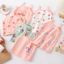 女童纯棉背心春秋儿童打底内穿小背心夏季女孩宝宝护肚小吊带四季