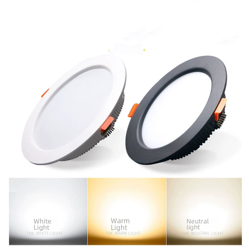 LED ultra thin ceiling light, built-in spot lighting, 6 inches