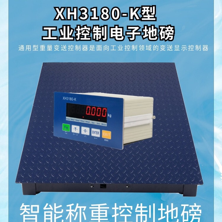 Shanghai Xinheng Xh3180-K Electronic Floor Scale 485 Modbus-Rtu Platform Scale 4-20Ma Connection to Plc