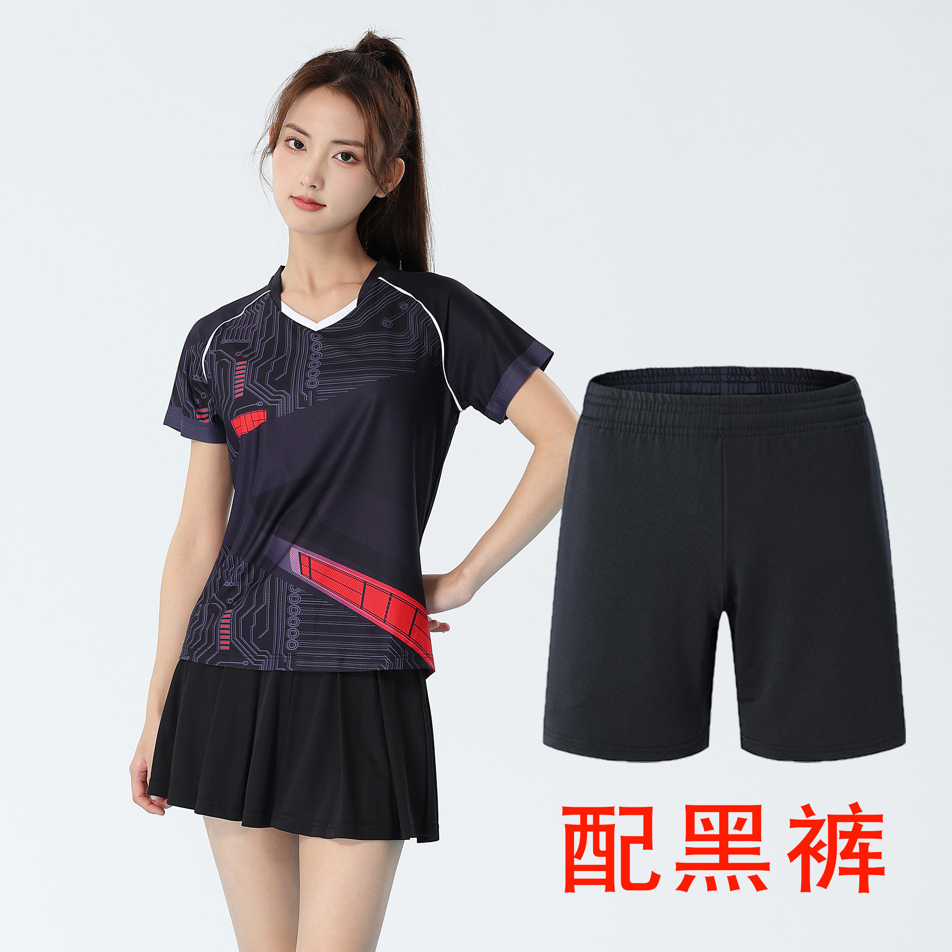 [Fábrica directa] nuevo bádminton para adultos, ropa de tenis de mesa transpirable, ropa de tenis personalizada