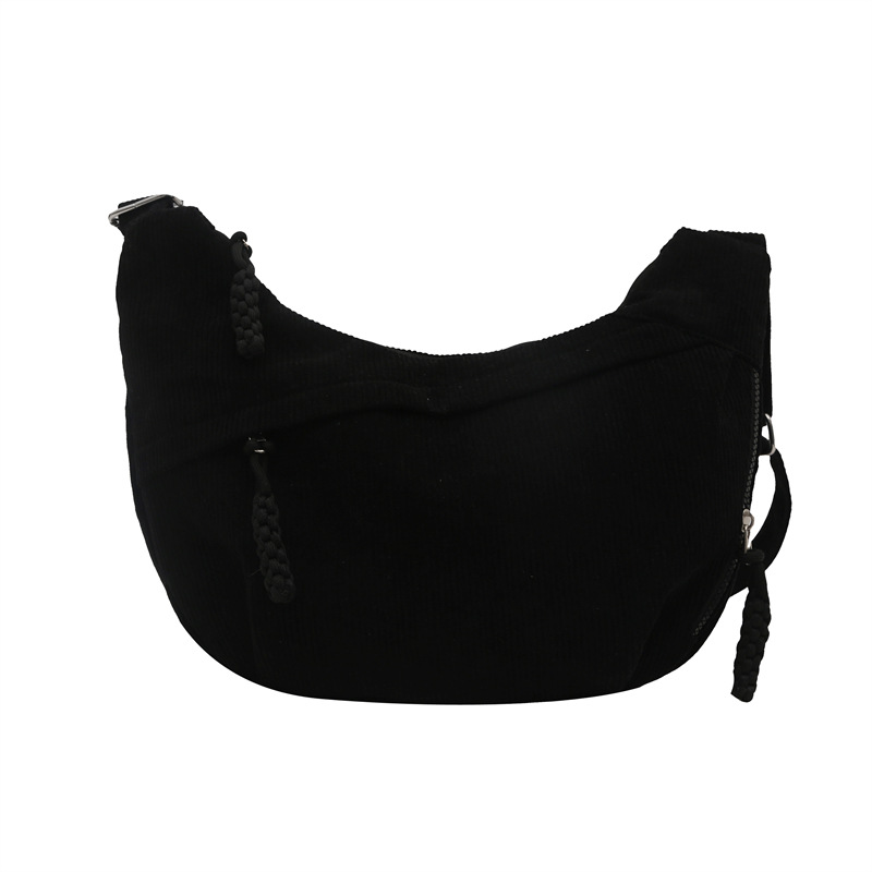 Bolsa de moda de clase de chicas simple bolso de hombro de gran capacidad japonés inns bolsas de bolsas de bolsas de viajes de vellón