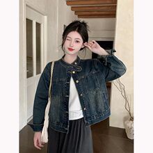 牛仔外套女新款机车服2025秋季韩版复古短款夹克工装风百搭上衣潮