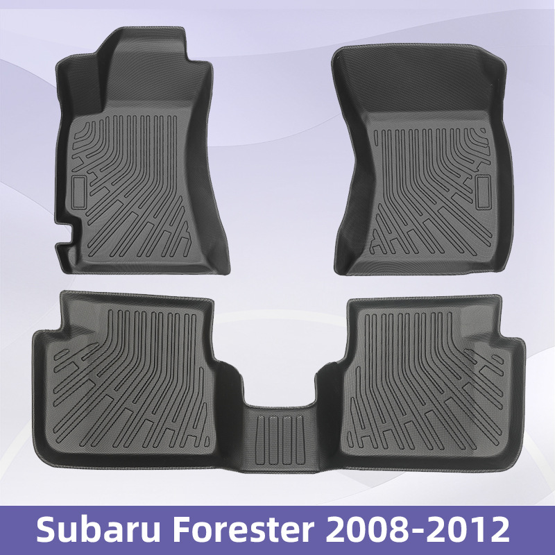 Aplicable a Subaru Forester 2008 - 2012 TPE Foot Pads 3D All-Weather Material Backpack Pads