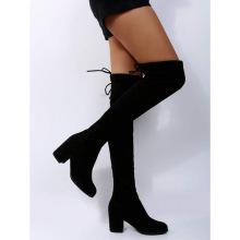 I 72586 Pointed toe over knee boots ��ͷ���޹�ϥѥ�羳��