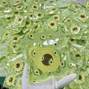 Manufacturer's New Product Processing Avocado Powder Puff Fruit Powder Puff Strawberry Powder Puff Pineapple Powder Puff Cosmetic Cotton Wholesale