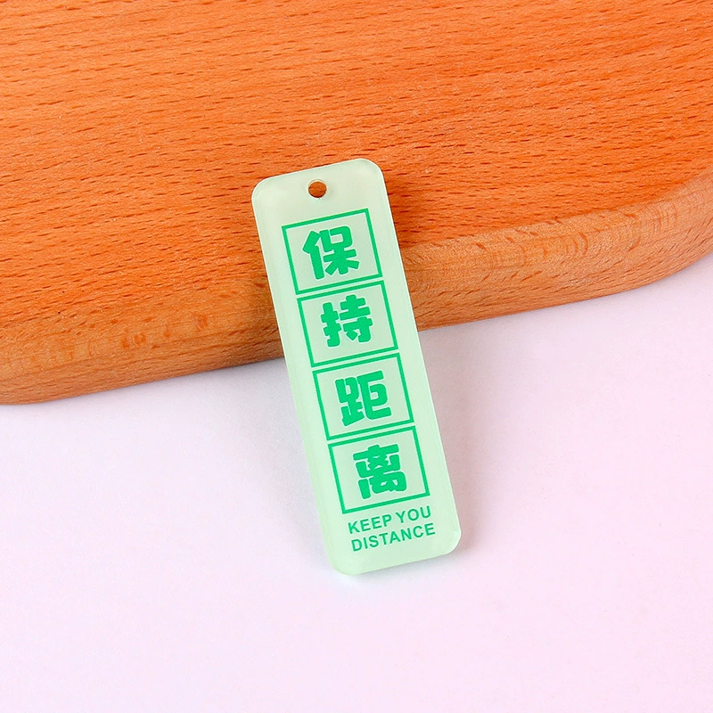 Double-sided acrylic accessories, bag decoration, car keys, accessory