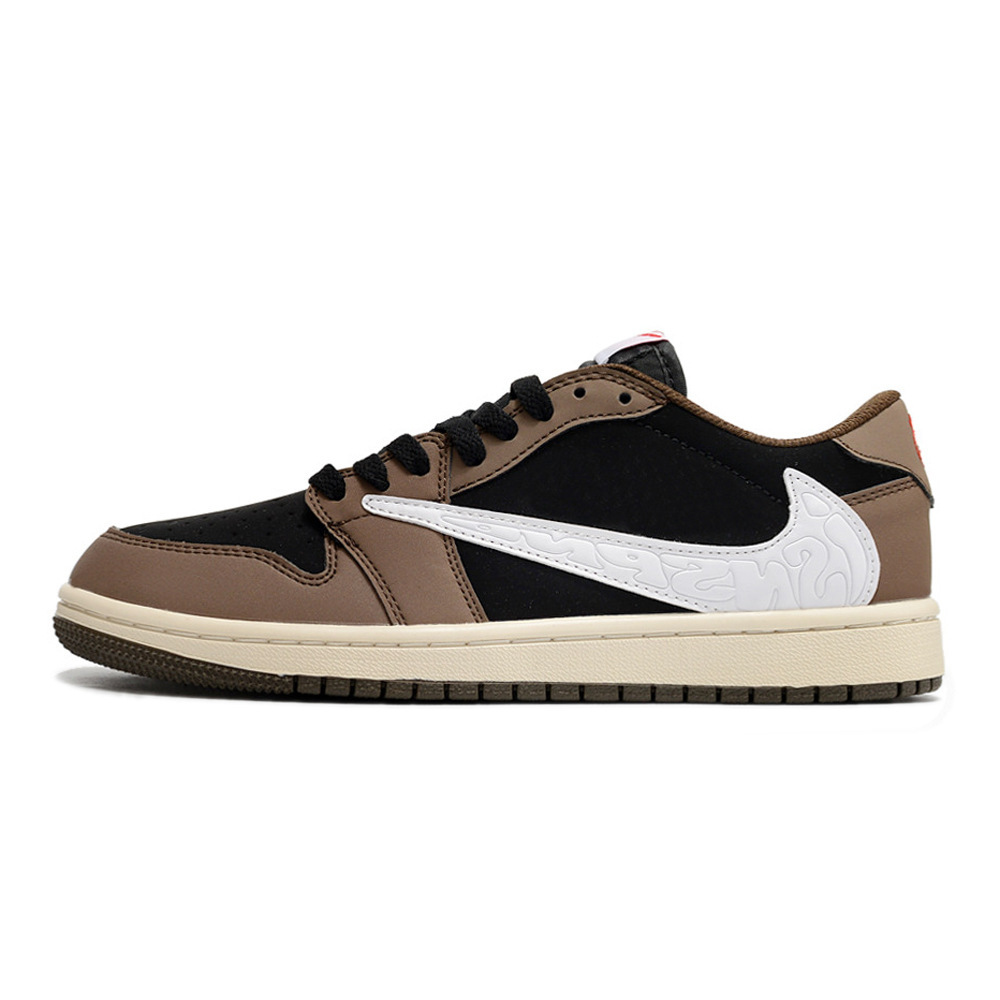 Nike oficial AJ barbado zapatos de hombre zapatos de patina baja para hombres samurai negro zapatos de pareja deportivos casuales puros image 8