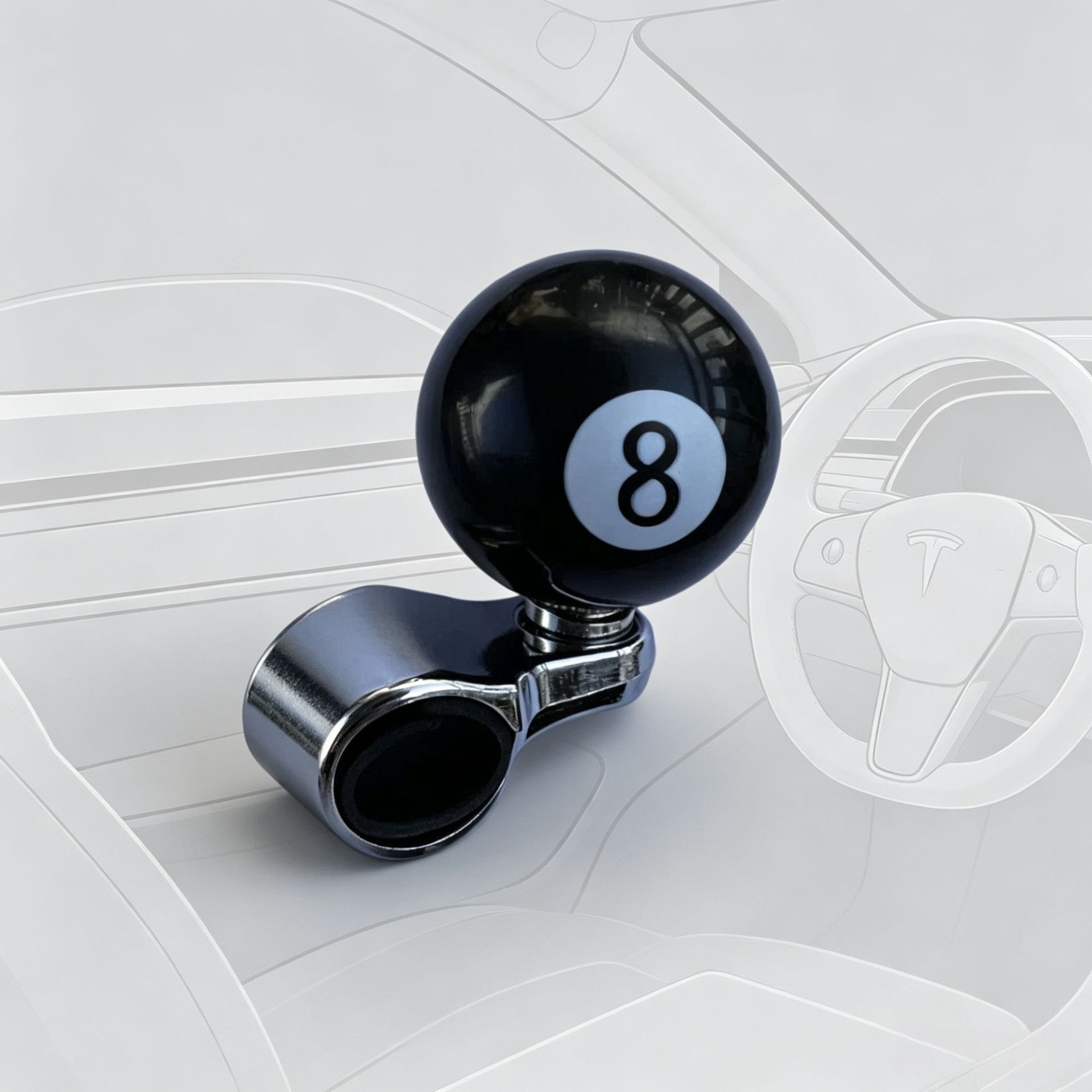 Cross-border car billiard black eight steering wheel booster, labor-saving universal bearing-type steering aid, modification