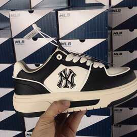 25新莆田高版本MLB老爹鞋厚底增高学长NY休闲百搭男女运动板鞋