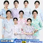口腔分体养老院碎花工作服