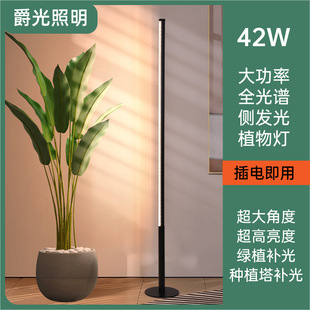 Full spectrum side-emitting floor plant fill light heat plant fill light