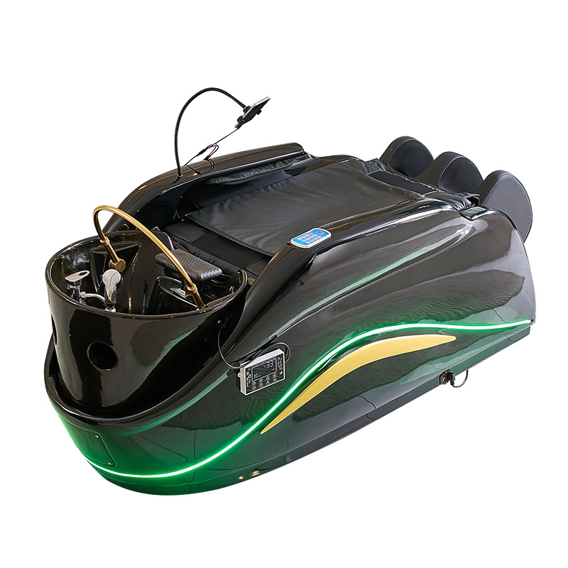 Cama de belleza eléctrica para salón de belleza, silla de peluquería de alta calidad, cama de masaje especial con calentador de agua, tratamiento de cabeza