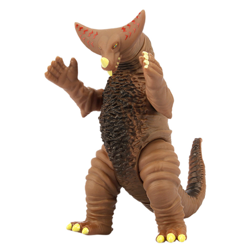 Genuino autorizado Jinjiang Ultraman Soft Goma Monster Toy Ai Lei Wang Lei De Wang Ge Mora Gudun Boy Gift