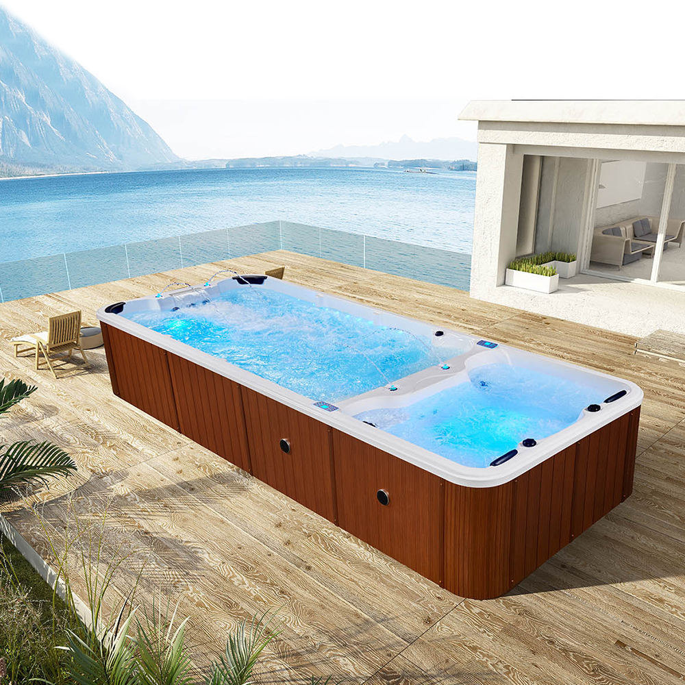 Hot sellingmodern luxury style fiberglass 6m swim pool
