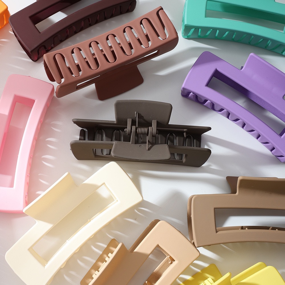 Cross-border Ins Hair Clips Elegant Shark Clips Hair Bun Grips Back Head Hair Claws Wholesale Hair Accessories