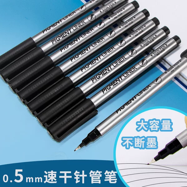 Punctuation Hook pen 0.5 fiber pen head painting design waterproof special needle pen sketch hand-painted Signature Pen