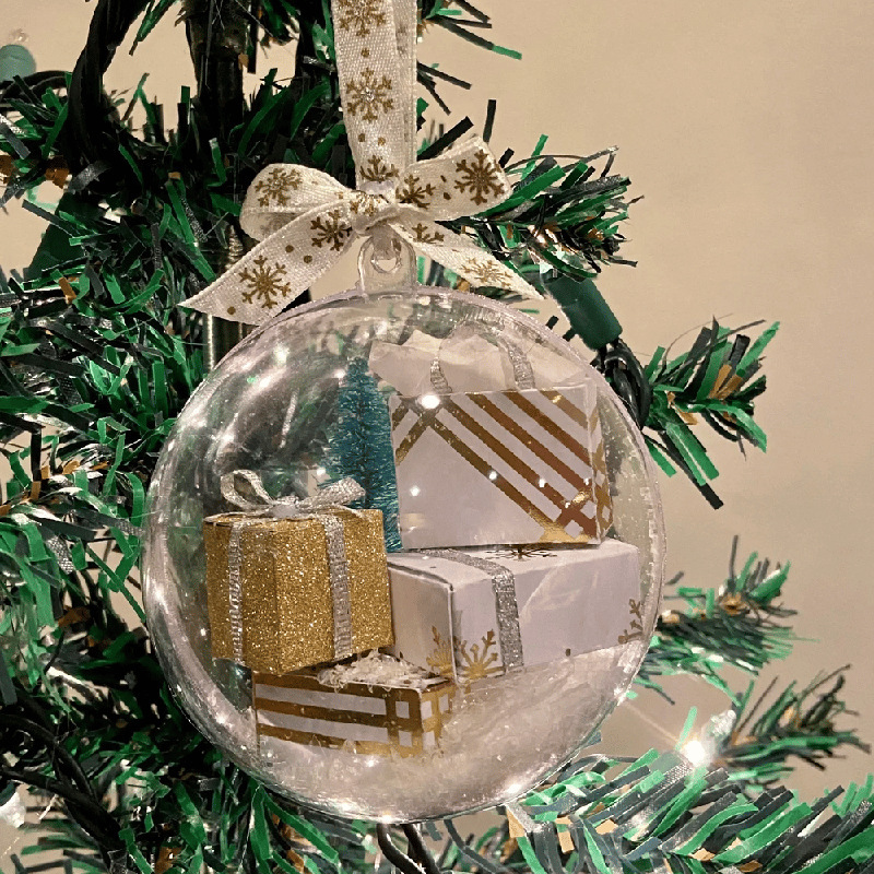 Weihnachten Einfacher Stil Katze Bogenknoten Kunststoff Familientreffen Gruppe Hängende Ornamente display picture 2