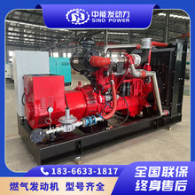 200kw LPG液化气发电机组6缸直列液化石油气小型可燃气