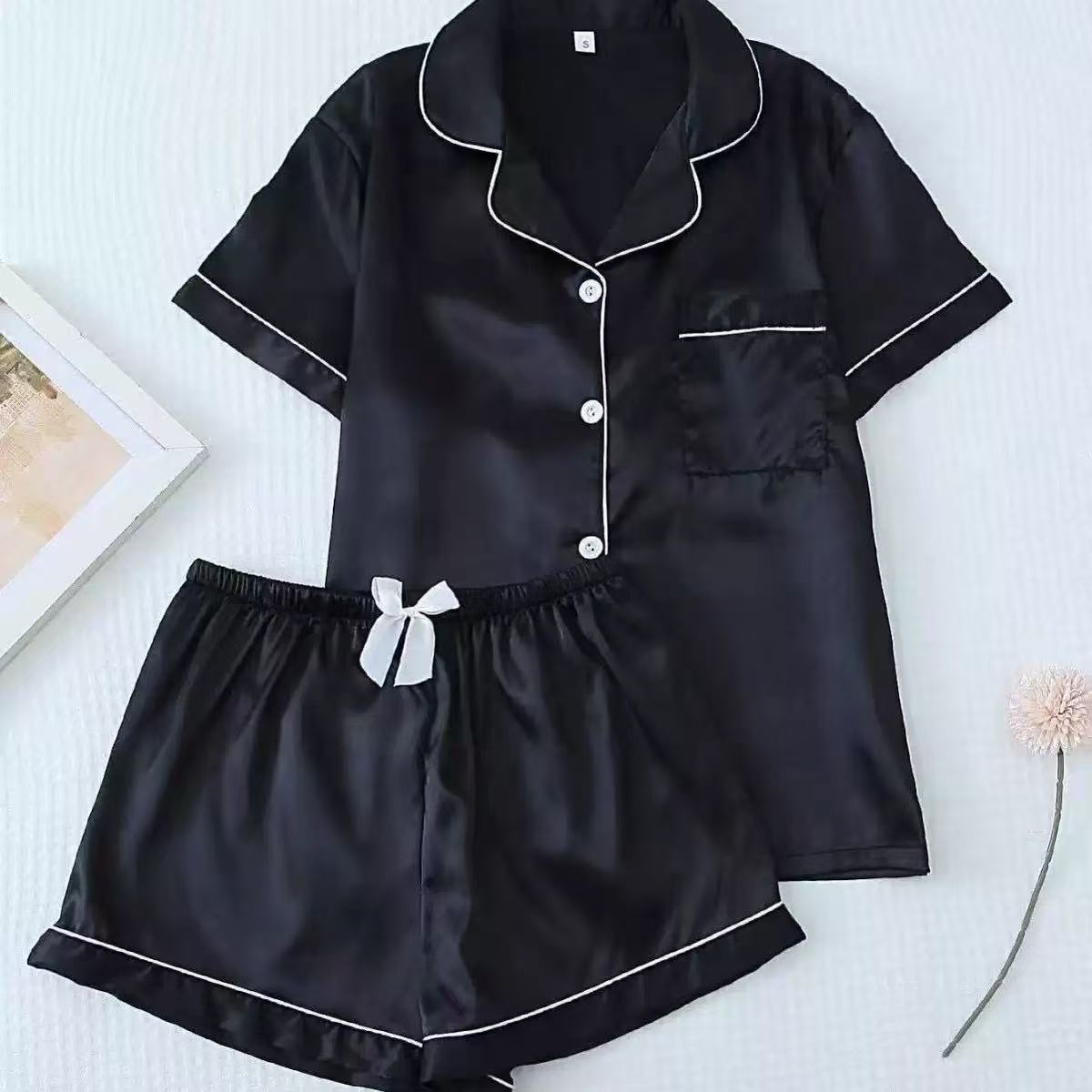 2025 European and American Cross-Border Home Wear Pajamas Women's Sets Women's Clothing Foreign Trade Supply Autumn Fashion Casual Plus Size