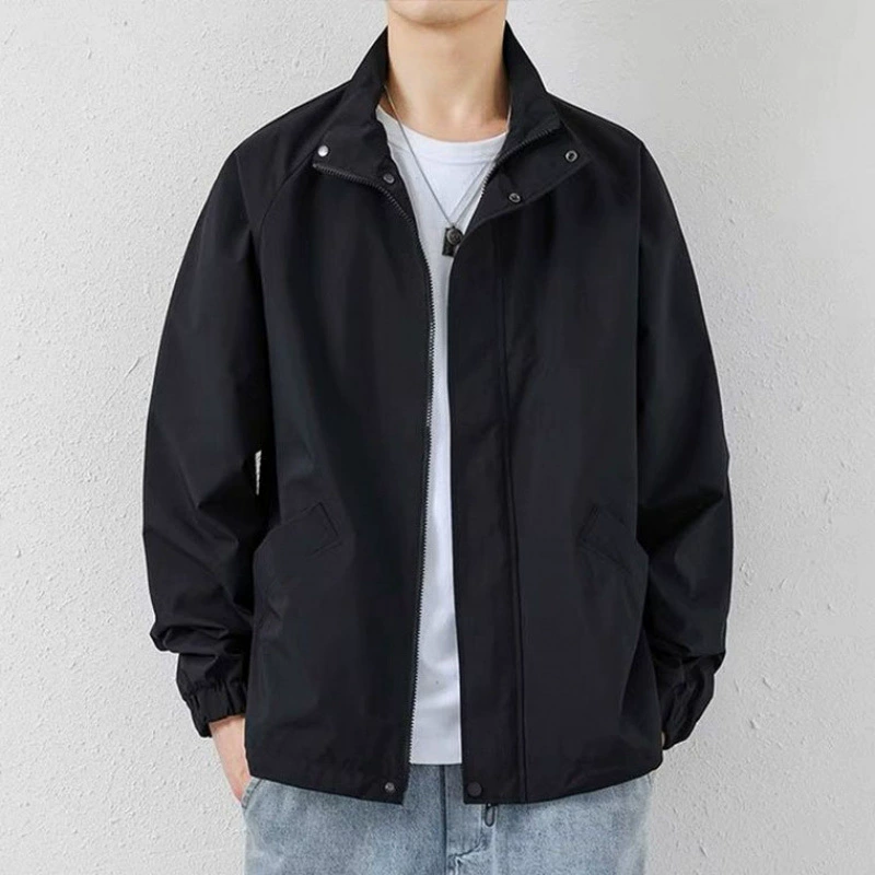 Demi-season universal trend travel cotton jacket, oversize