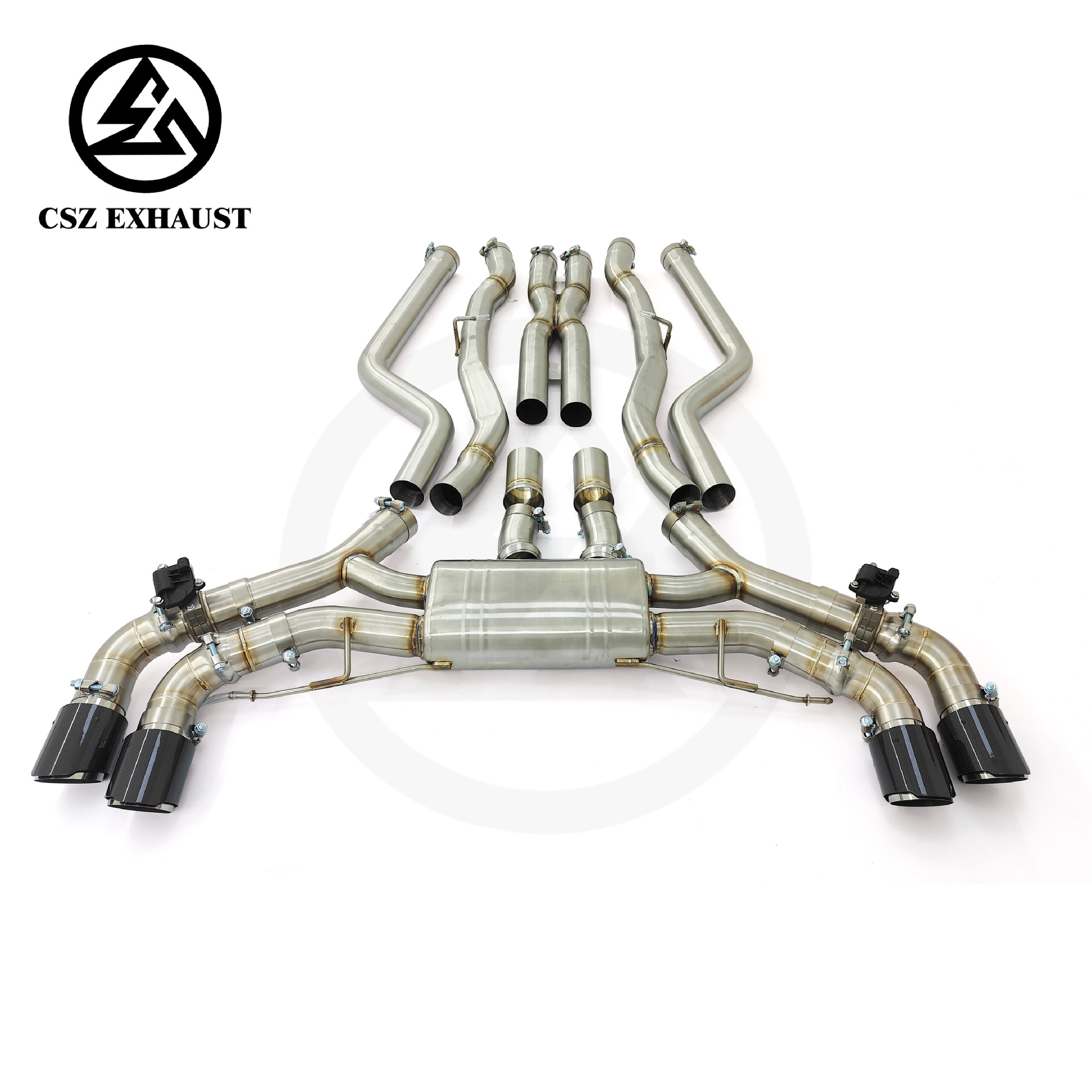 Suitable for BMW X5 X6 M50i G05 G06 V8 4.4T mid-rear exhaust system