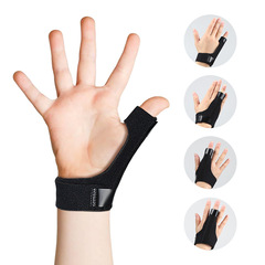 Children's finger fixation with thumb splint aluminum strip to watch curved finger guard joint support sports wrist guard