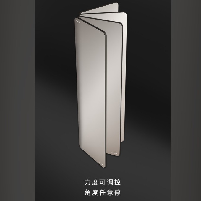 Unihopper库博摩尼卡衣柜门后推拉穿衣镜旋转折叠缓冲静音全身镜