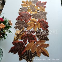 8 メーカー販売刺繍中空パッチプレースマットクリスマステーブルフラグ感謝祭テーブルクロス秋収穫カボチャディスク