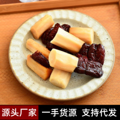 元のメーカーは新鮮な蒸し鉄の棒の山の薬を食べて赤いナツメの焦を抱いて特産の袋を開けてインスタント食品の大きい商品の卸売りをします。